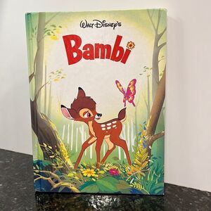 Walt Disney's Bambi Hardcover Childrens Book Disney Publishing Vintage 9…